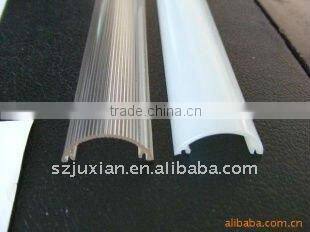 plastic extrusion profiles custom high transparent/clear PC Cover