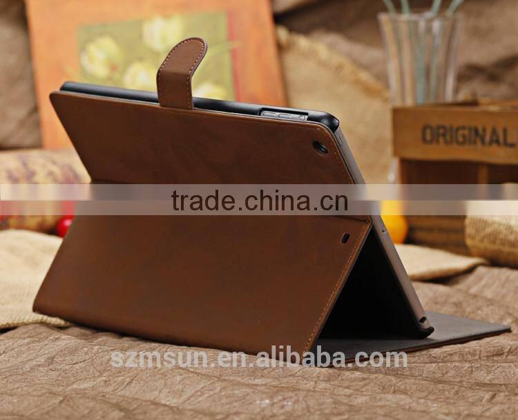High Standard PU leather For iPad mini case,stand Smart case for ipad mini 2
