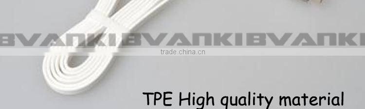 2016 New Technology USB Sync Data Charger Cable,Tablet Android 1M 2M 3M Flat Micro USB Cable,Flat Noodle Data USB Charger Cable