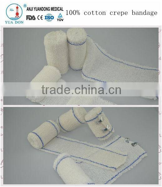 DY30084 surgical 100% cotton crepe elastic bandage