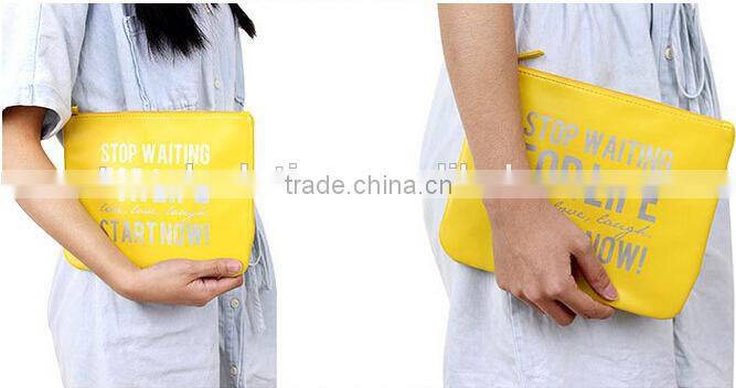 2015 new design colors nylon cosmetic bag for stock
