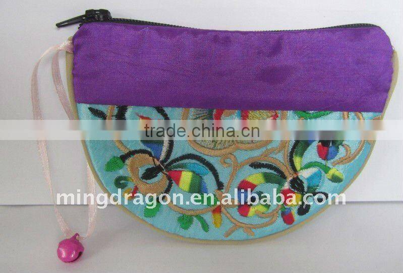 NEW CHINESE EMBROIDERY SILK COIN PURSE WALLET