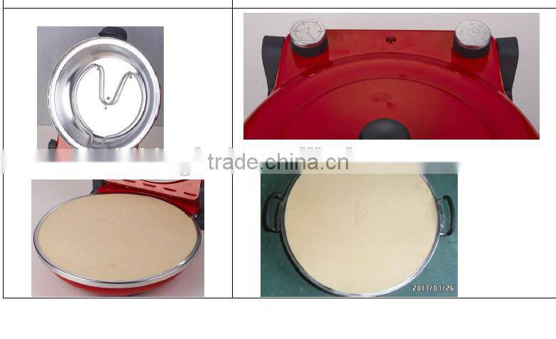 pizza cutter /removabel stone/plate optional Deep Pan Home Pizza Maker Stonebake Pizza Oven