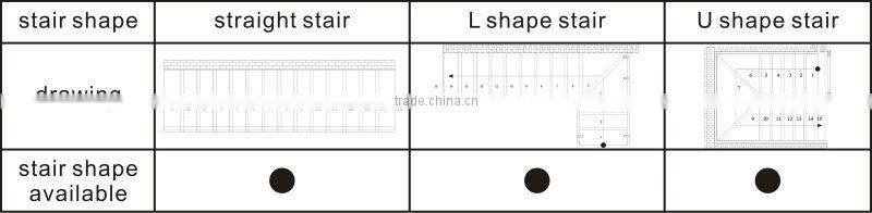 prefab metal outdoor stairs from china