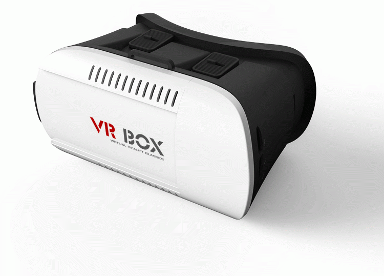 Top Sale HD Virtual Reality 3D VR Box With Bluetooth Remote Controller.