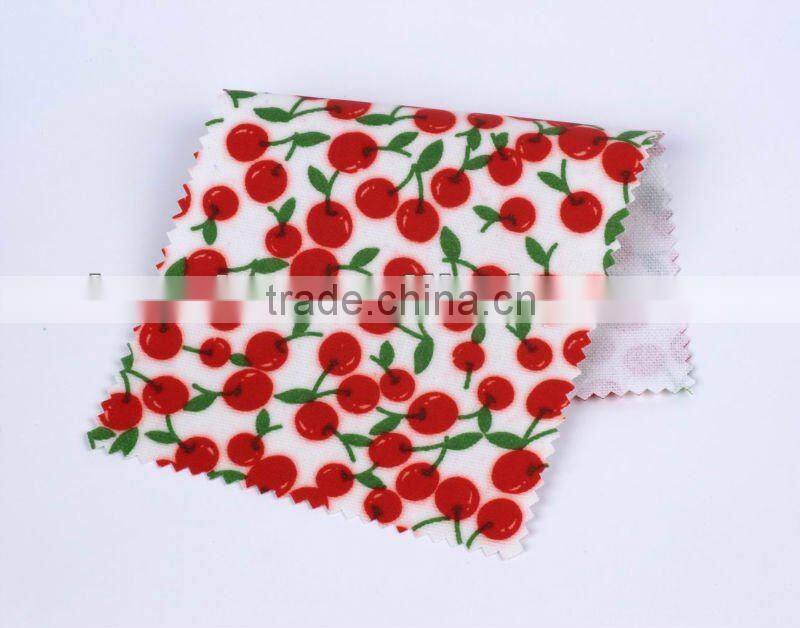 eco-friendly pvc coated cotton fabric for fashion bags and tablecloth