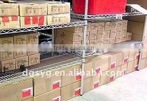 Industrial and Cleanroom Wire Shelving Chrome Post