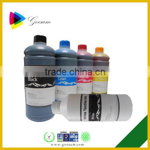 CMYK+White Colors Digital Textile ink for Anajet Sprint Inkjet Garment Printer