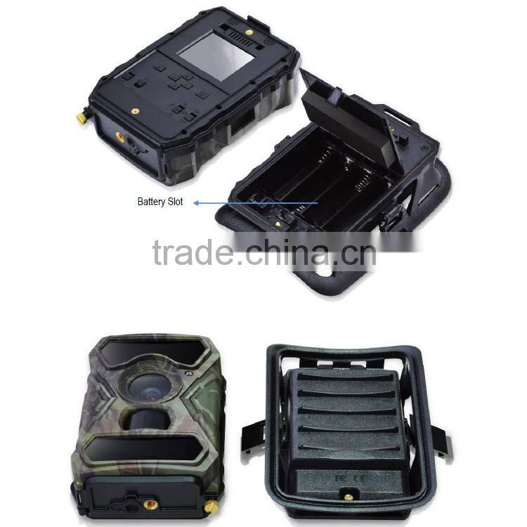 Adjustable PIR range 12-15M deer hunting trail camera with 3G function