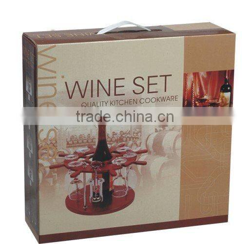 Wooden wine set/Bar set:BF10013 for business