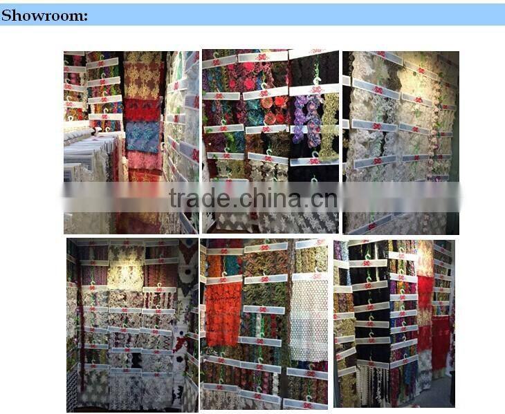 T0520-1China supplier fashion OEM design corded lace trim floral voile saree border