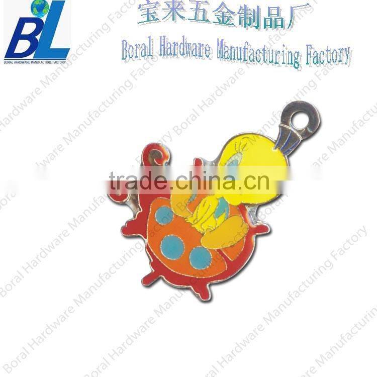 Mini metal shoe shaped couples phone strap pendant