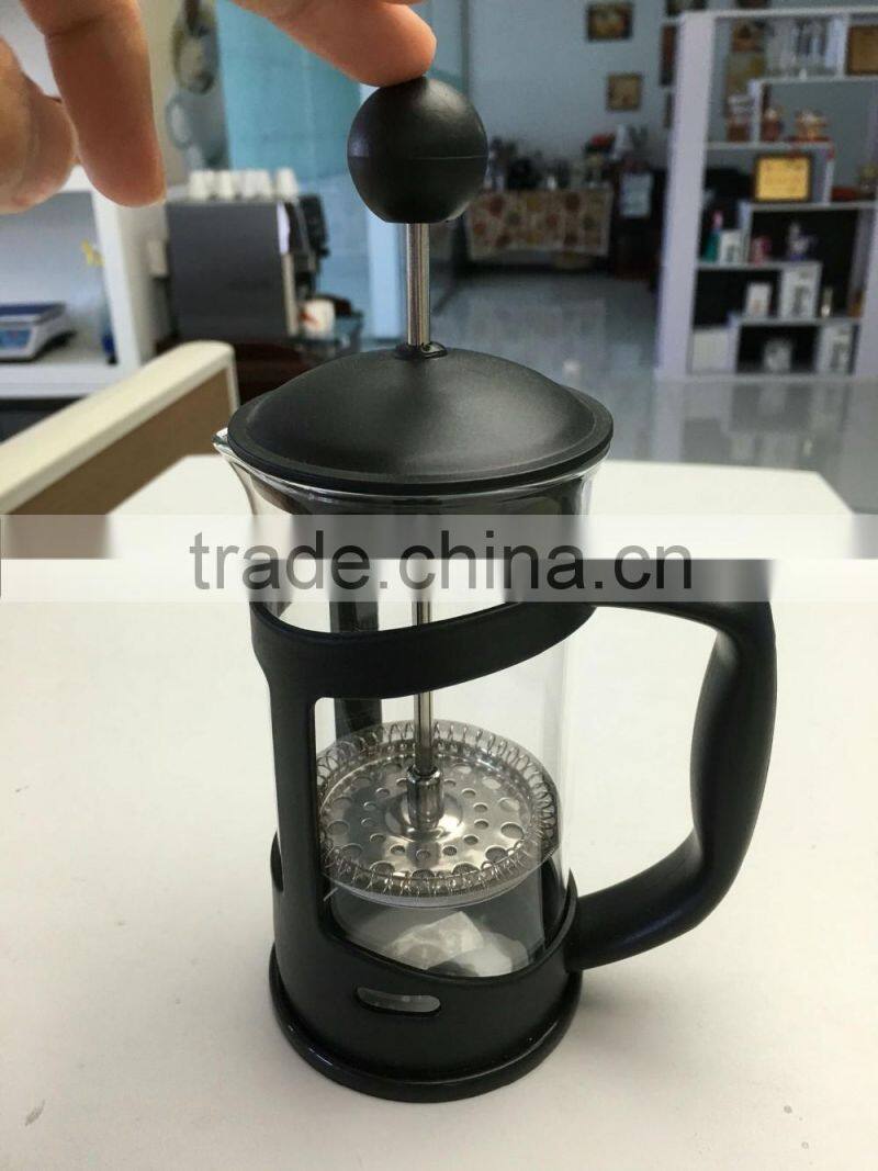 Promotional Borosilicate Glass French Coffee Press/Coffee Plunger