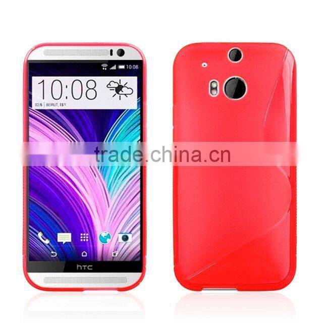 S line Tpu Mobile Phone Case Cover For HTC one M8