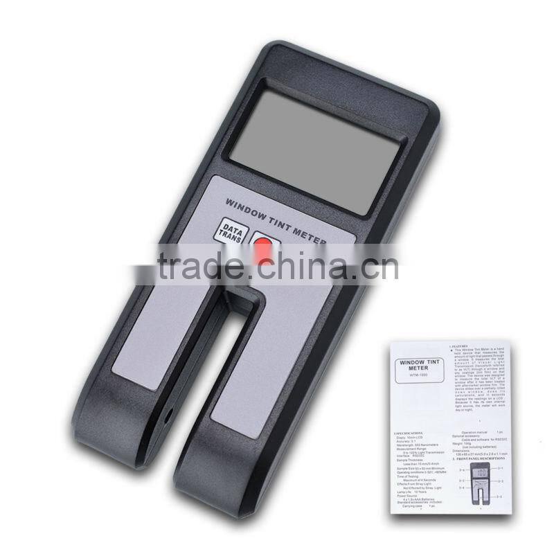 Digital Window Tint Measure Visible Light Transmission Meter Glass Film Shade