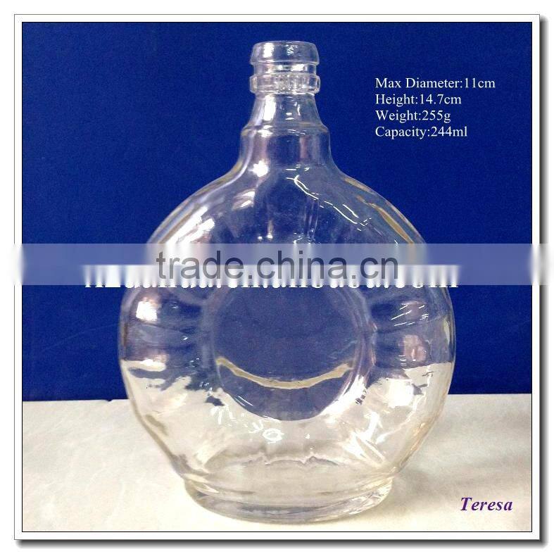 wholesale 100ml glass wine liquor bottle