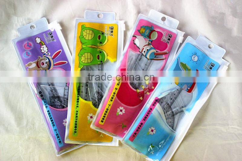 Great Plastic Transparent Fashion Encouraagement Ruler Set for Student
