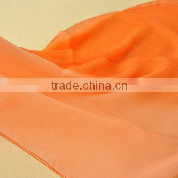 2014 alibaba supplier pure color beautiful silk chiffon scarf
