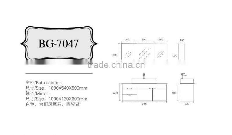 Multi-Layer solid wood Bathroom latest bathroom furniture