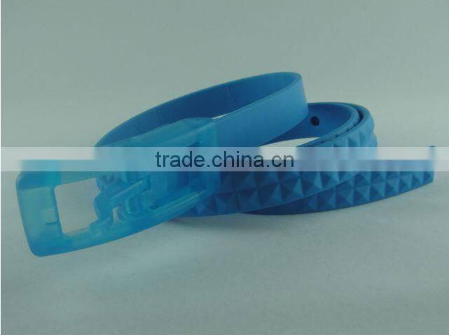 Fashion Silicone Scented Belt 125cm waist size with multi-color options