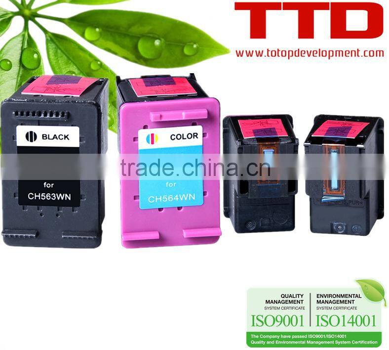 TTD Original Refurbish Ink Cartridge 61XL CH563WN CH564WN for HP Deskjet 1000 (J110a) Deskjet 1050 (J410a) Cartridge