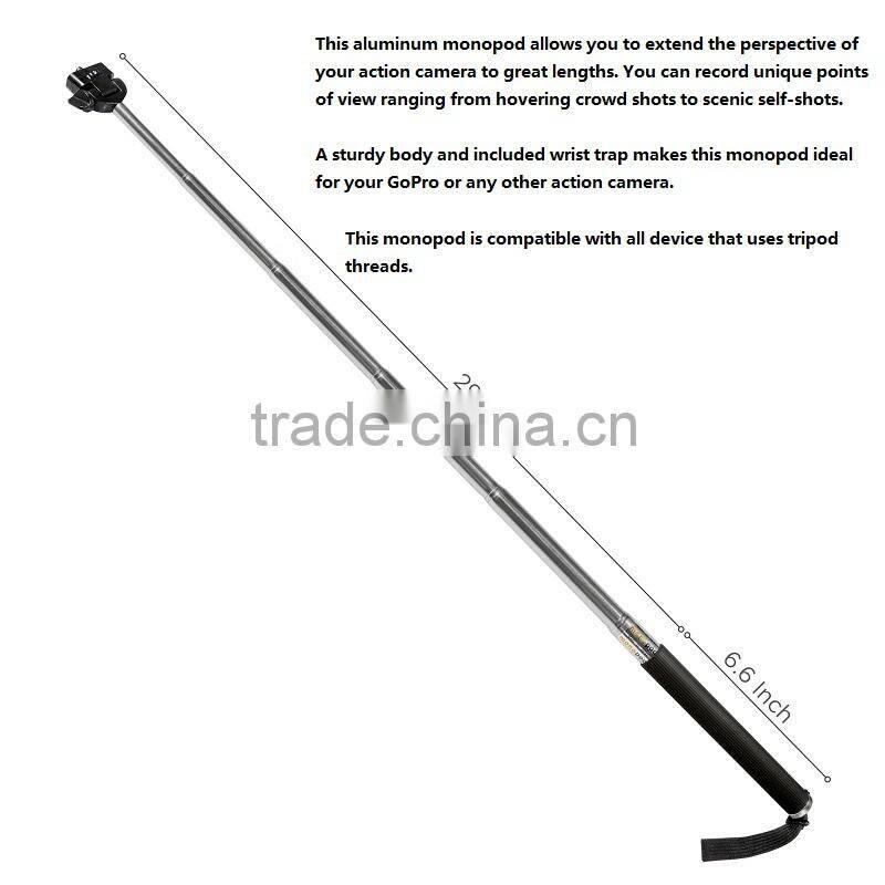 Best price Bluetooth Remote Shutter Selfie Stick Extendable Handheld Monopod For Cell Phone