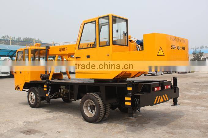 6 tons Truck Crane self-made chassis made in china for sale