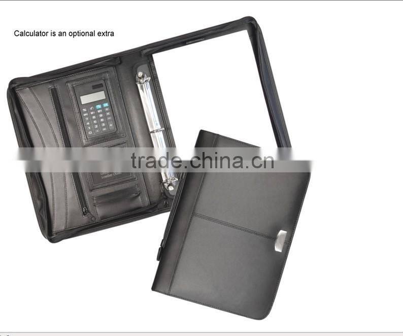 A4 PU Leather Portfolio With Calculator
