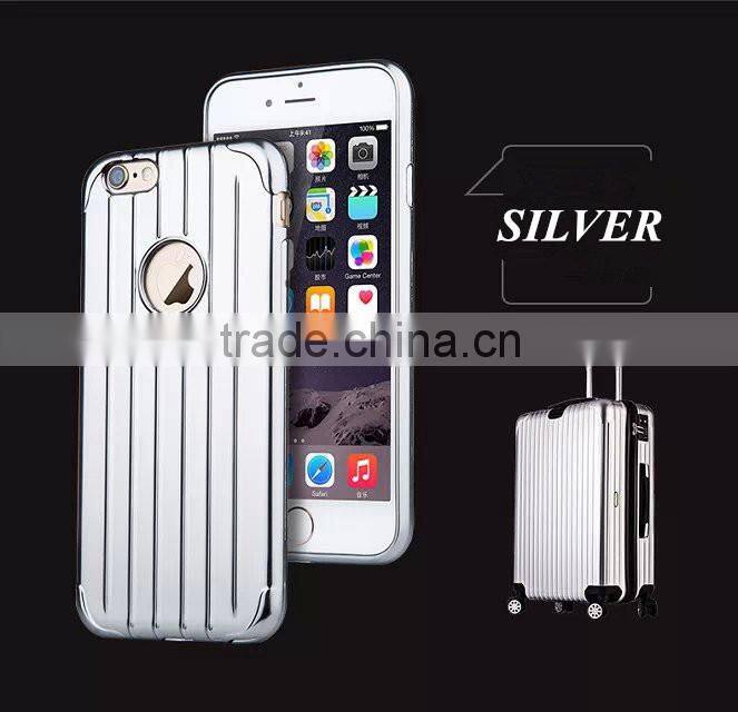 For iphone 6/plus Style case cover, TOP Electroplating, Luggage TPU material special series