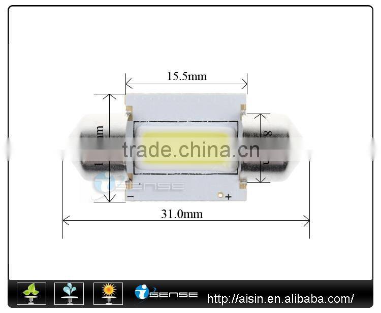 Free replacement for halogen bulb 12v 36mm c5w LED auto festoon lamp