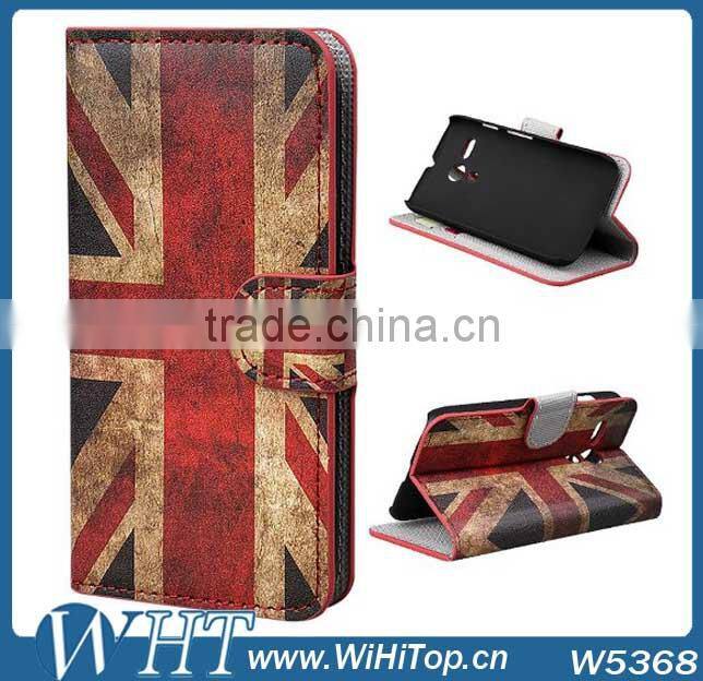 Printing Leather flip Case Cover For Motorola Moto G.Silicone Back Case For Moto G