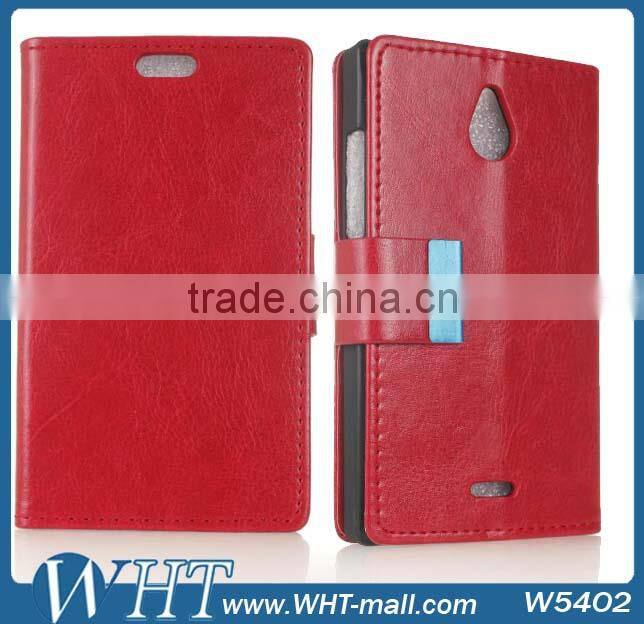 Luxury Pouch Leather Case For Nokia X2 Case Cover For Nokia X2 Factory Wholesale
