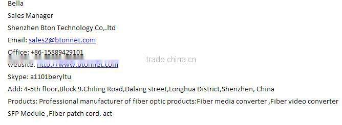 8ch analog to fiber converter