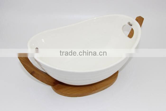 2015 NEW design big fruit ceramic bowl for party
