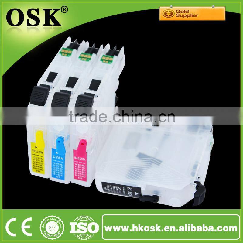 LC237 refillable ink cartridge auto reset chip for Brother MFC-J4120 high quality ink cartridge