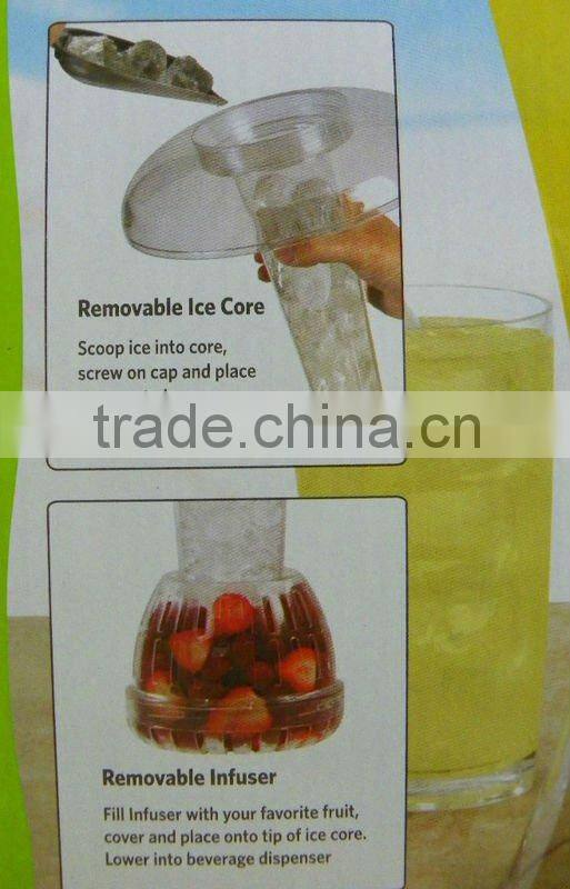 Advanced technology high quality clear glass beverage dispenser