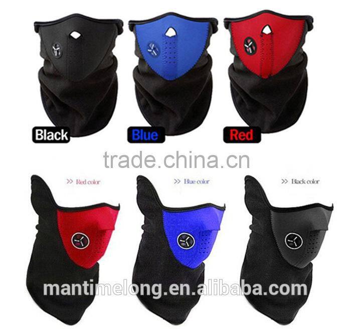 Outdoor Sports Fleece Face Mask Winter Ski Snowboard Hood Windproof Neck Warm Motorcycle Cycling Cap Hat Bicyle Thermal Scarf