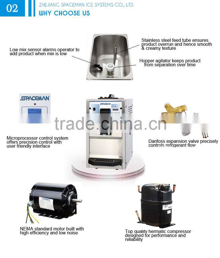 New style two tanks milk shake slush ice machine maker 6695