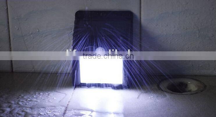 10 pcs security LED triangle wall light ,Solar motion sensor wall light with 10 LED, Solar wall lamp with SMD 2835 10PCS LED