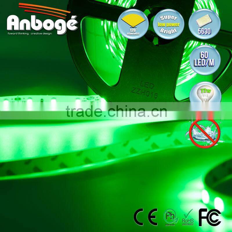 High Brightness Samsung Smd 5630 Led Strip DC12v 60led/m red blue green yellow