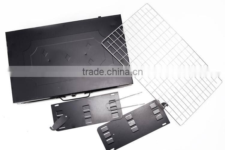 Professional Custom 2015 portable folding charcoal bbq grills Steel Simple outdoor barbeque grill