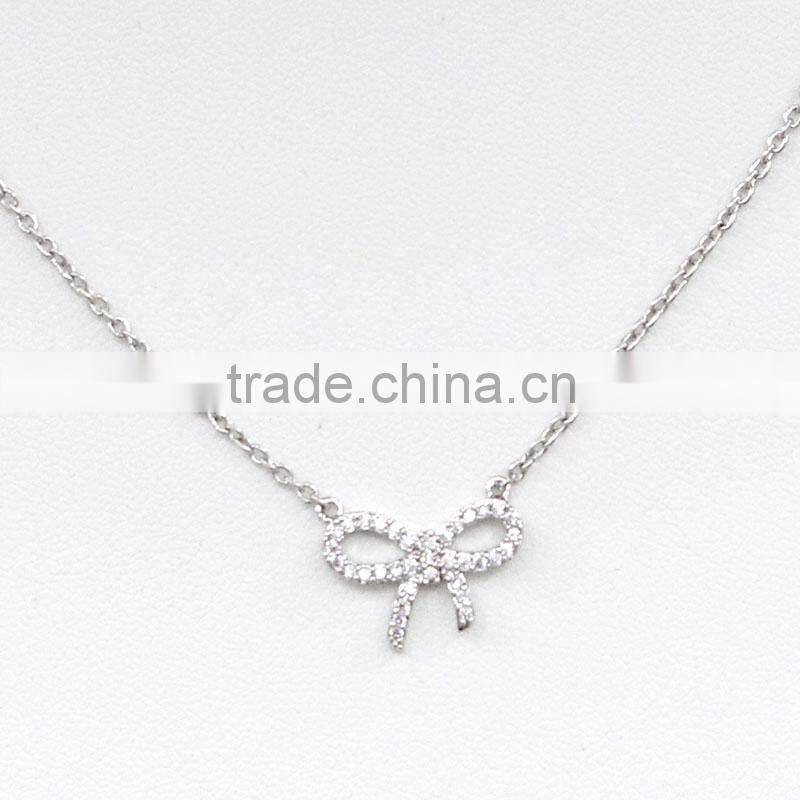 2016 Fashion Butterfly Design Crystal Necklace