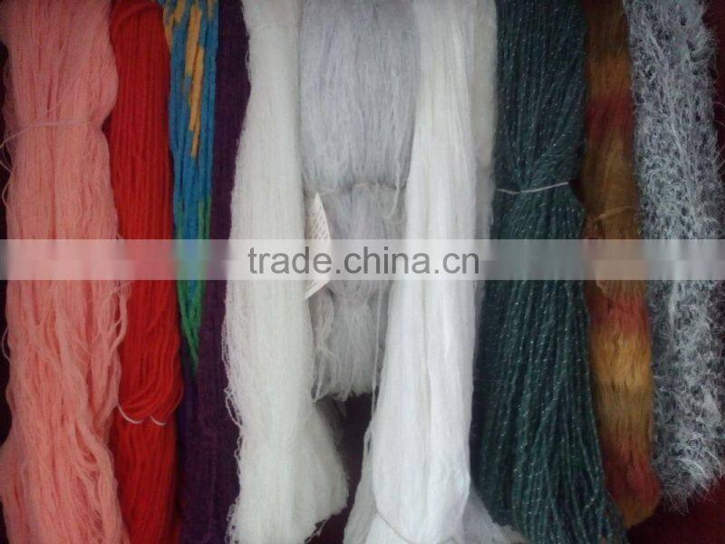 1/1.5nm 64%cotton 36%nylon tape/lily yarn