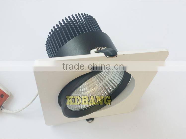 China factory wholesale 25w led cob square downlight