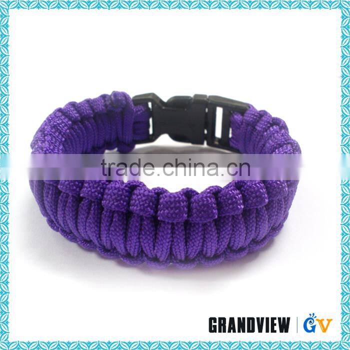 Wholesale high quality paracord survival bracelet weaves style