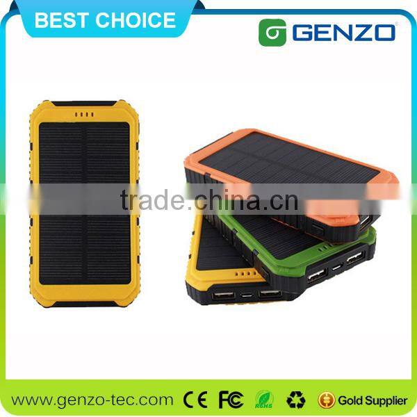 Best selling !!! China manufcturer Portable 5000mah solar power bank for mobile phone