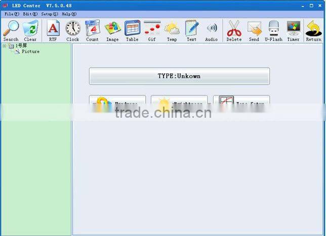 U disk Communication P4-96*384R LED advertising