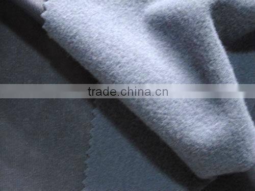 100% polyester super poly brushed sportswear fabric/tricot fabric