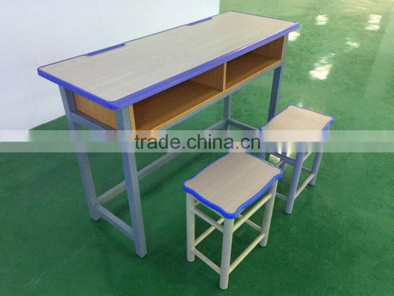 double school desk adjustable school desk and chair modern school furniture HXZY057