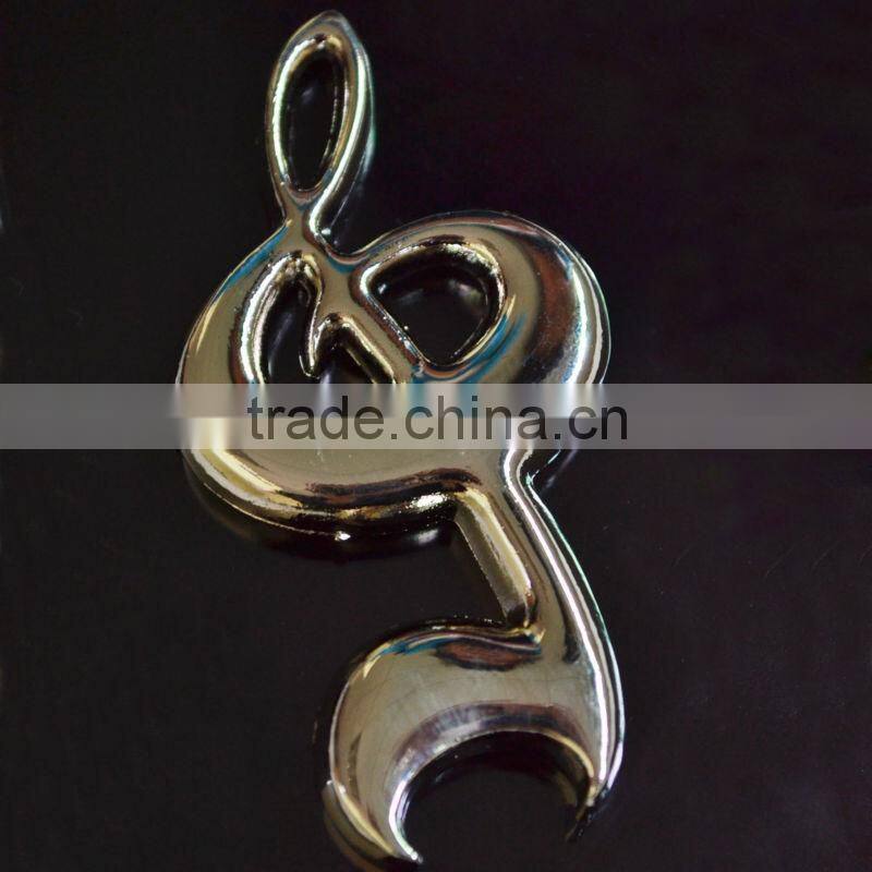 High quality music high notes bottle opener with gold